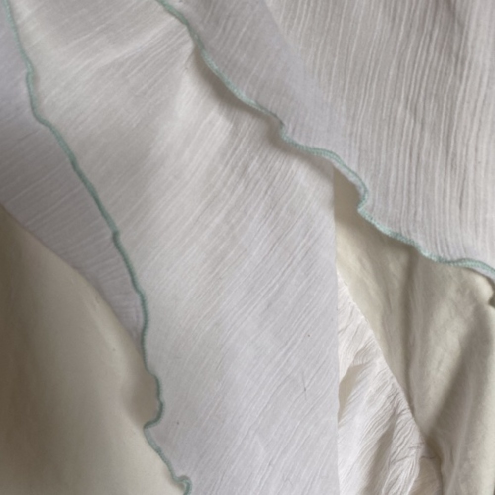 Anthropologie Ruffled White Toddler Duvet - Picture 11 of 13